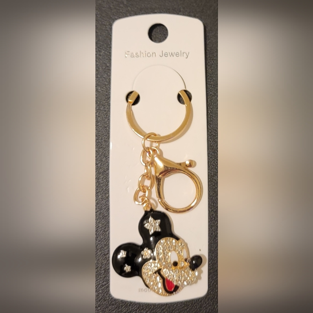 (Black) Mickey Mouse Keychain/Bag Charm